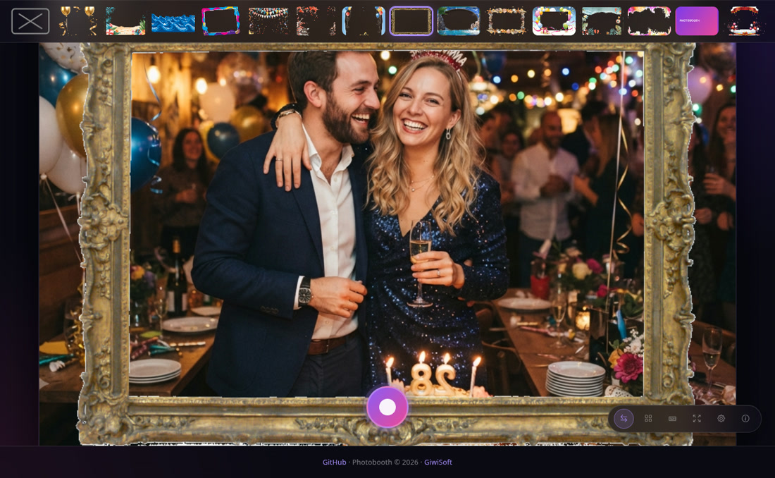 Dark violet theme
